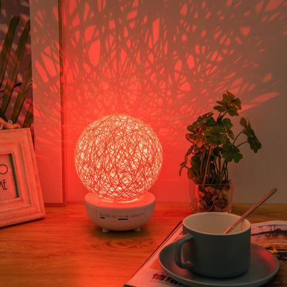 Lampe de Table en Rotin avec Éclairage Romantique et Musique - TensyLight