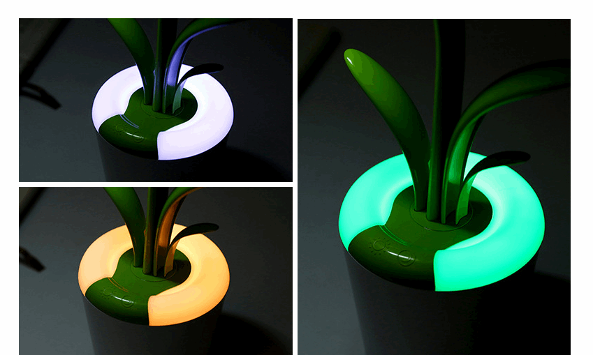 Lampe de décoration sans fils moderne en forme de plante - TensyLight