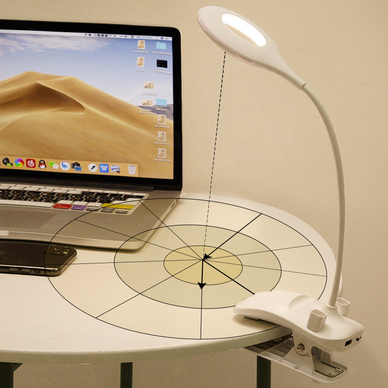 Lampe de Bureau Pliable Rechargeable avec Pince - TensyLight