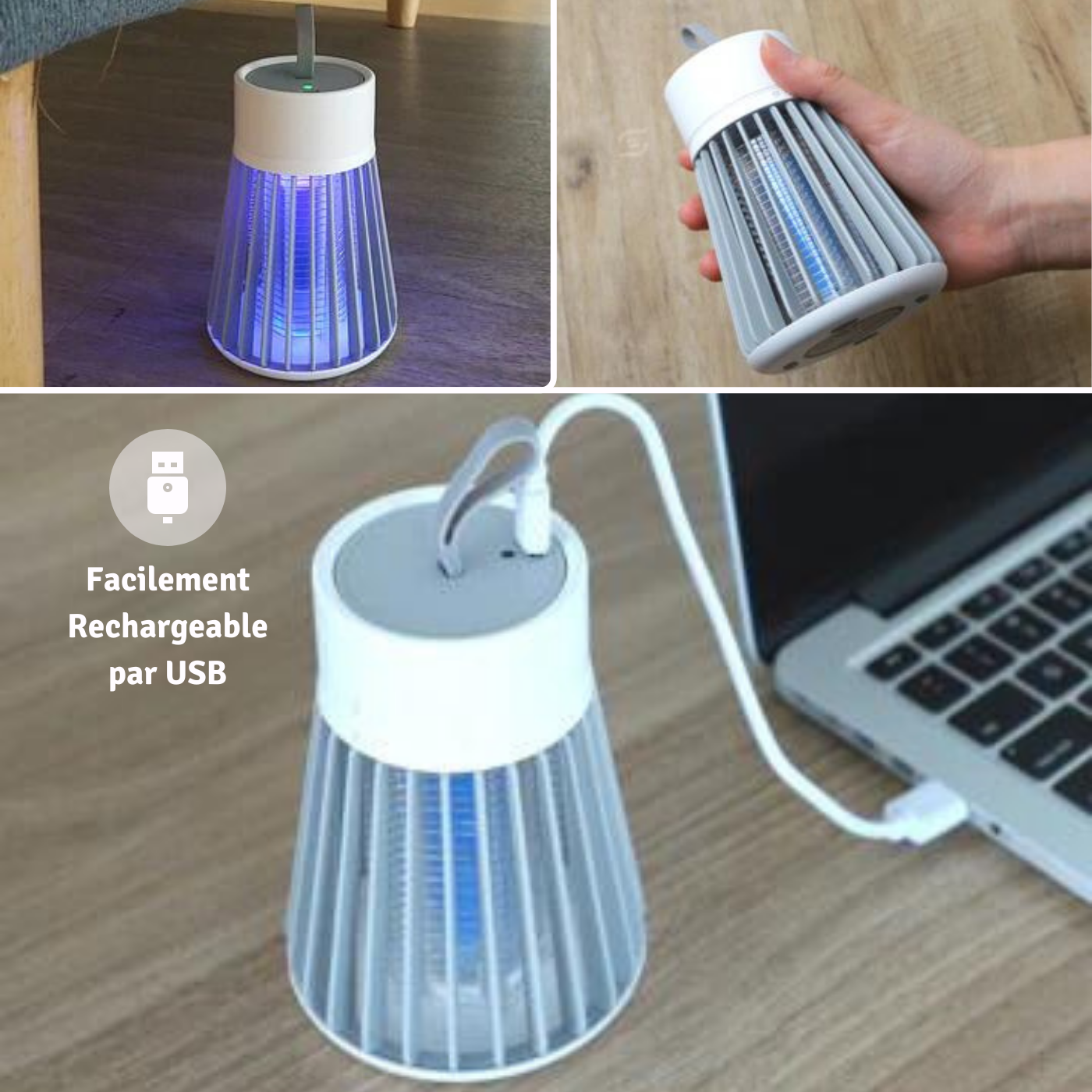 Lampe Anti-Moustique USB - TensyLight