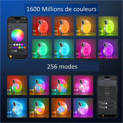 Lumière d'ambiance intelligente RGB coquillage - TensyLight