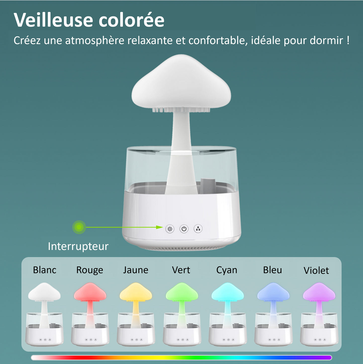 Humidificateur au nuage lumineux - TensyLight