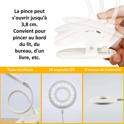 Lampe flexible à pince - TensyLight