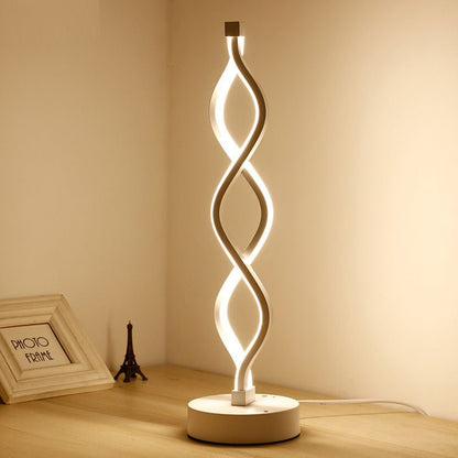 Lampe à poser décorative en spirale style scandinave - TensyLight