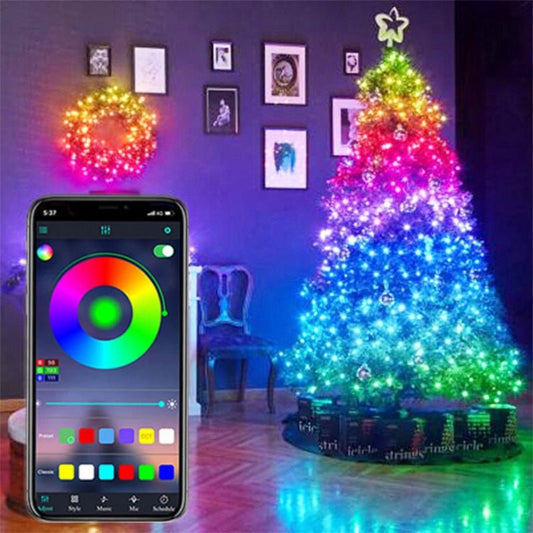 Guirlande lumineuse de Noël avec contrôle via une application - TensyLight